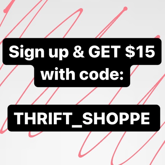 GET $15 FOR FREE WITH CODE: THRIFT_SHOPPE - Picture 1 of 1